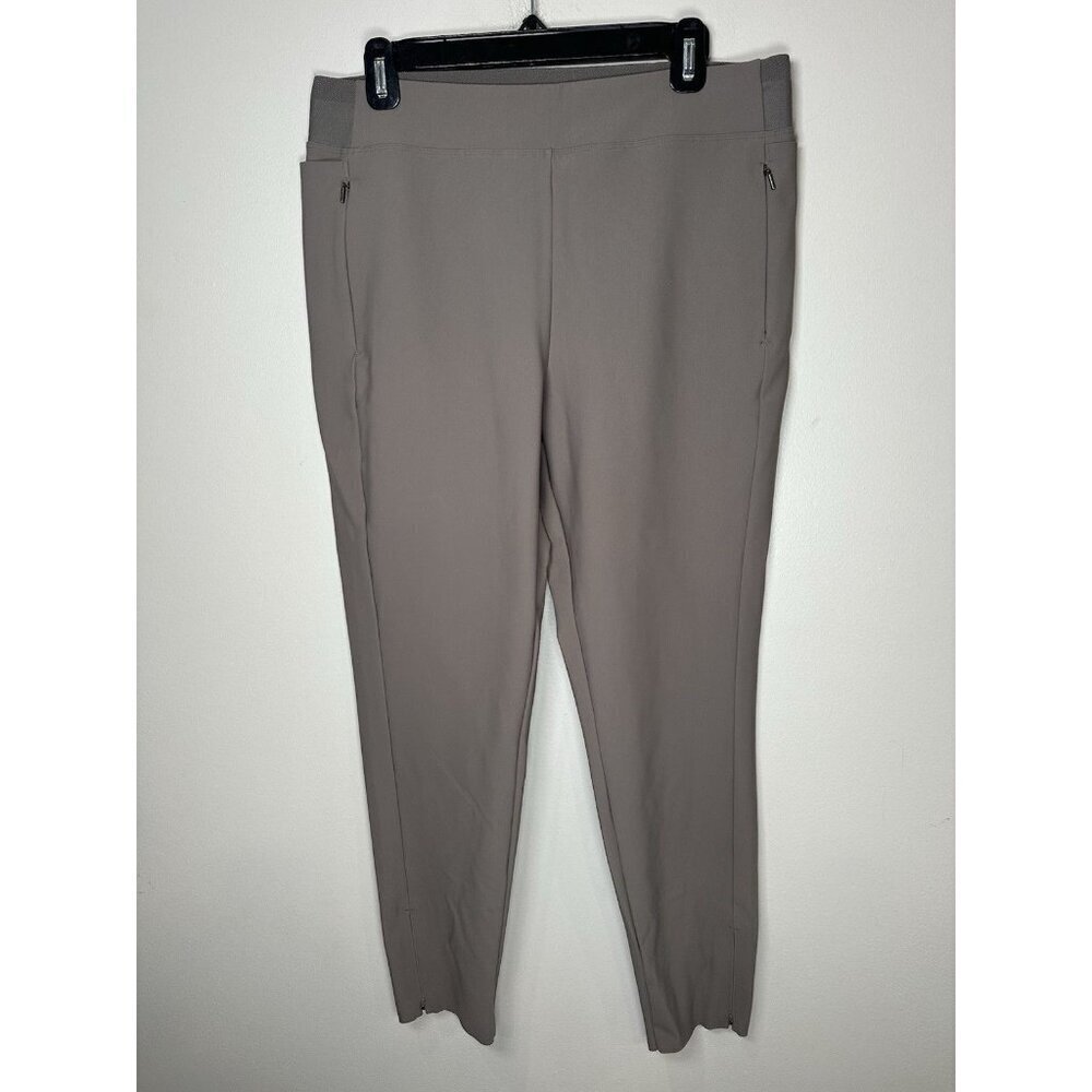 Athleta Stellar Tight Pants Size 16 Gray Dusk Violet High Rise Ankle